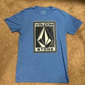 Blue Volcom Stone Logo shirt